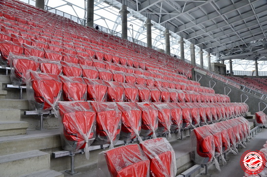 кресла на стадионе Спартак